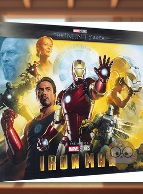 【预售】漫威电影宇宙 无限传奇系列-钢铁侠 电影设定集英文影视进口原版外版书精装14岁以上Marvel Studios: The Infinity Saga书