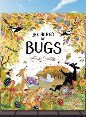 【预售】虫虫烦恼 【A Pete the Badger Story】#3 Bothered by Bugs 原版英文儿童绘本进口书籍图书外版正版