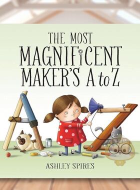 【预售】非凡的创造动作A-ZThe Most Magnificent Maker's A to Z英文儿童语言概念启蒙6-9岁精装进口原版书 Kids Can Press书籍图