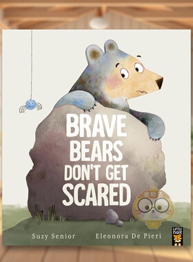 【预售】勇敢小熊不怕怕 Brave Bears Don't Get Scared 原版英文儿童绘本