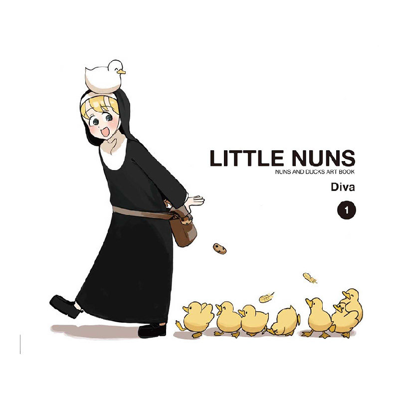 little nuns nuns and ducks art book 1 diva 修女插画作品集 1