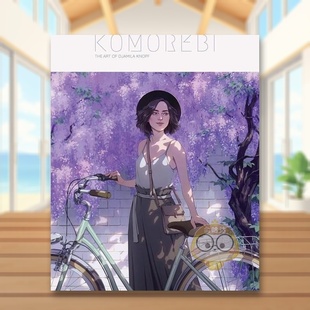 阳光贾米拉克诺夫 艺术Komorebi英文插画原画设定集Djamila Knopf3dtotal 进口原版 叶隙间散落 Publishing精装 书91书籍 现货