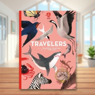 【现货】【超级动物】5 迁徙者英文儿童绘本知识百科进口原版外版书精装3-6周岁【Super Animals】TravelersOllivierClavis书籍图