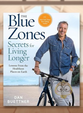 【预售】蓝色地带长寿的秘密The Blue Zones Secrets for Living Longer Lessons From the Healthiest Places on Earth英文生活原