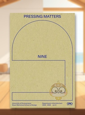 【预售】紧迫事项 9Pressing Matters 9英文建筑设计精装ORO Editions进口原版书951541453书籍图书外版正版