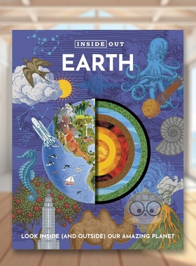 【现货】【里里外外】地球【Inside Out】 Earth英文儿童绘本知识百科6-9岁精装Editors of Chartwell Books进口原版书Chartwell书