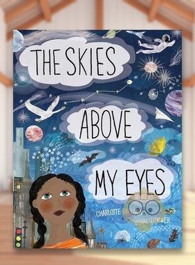 【预售】【手风琴书】我眼中的天空 【Look Closer】The Skies Above My Eyes 原版英文儿童绘本进口书籍图书外版正版