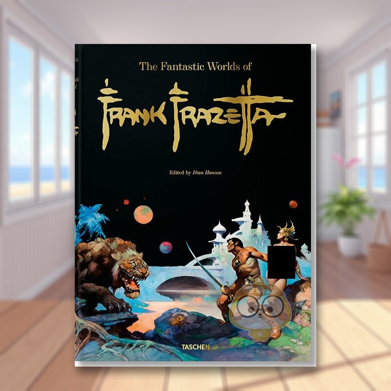 【预售】【TASCHEN】弗兰克·弗雷泽塔的奇幻世界 The Fantastic Worlds of Frank Frazetta 原版英文艺术插画原画设定集进口书籍