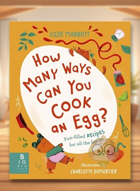 【现货】你有多少种烹饪鸡蛋的方式How Many Ways Can You Cook An Egg英文青少年读物3-6岁精装Lizzie Mabbott Berlin and Charl