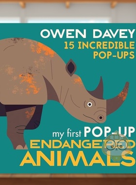 【现货】【立体书】濒危动物英文儿童立体进口原版书精装My First Pop-Up Endangered Animals Owen Davey著Walker Books UK出版书