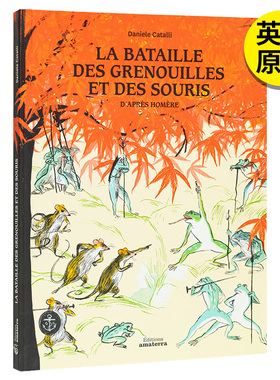 【现货】【2018法国图书夜奖】蛙鼠之战立体书 La bataille des grenouilles et des souris 法文原版进口图书