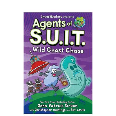 【预售】【调查员：西装特工】卷3：疯狂幽灵追逐（精装） InvestiGators: Agents of S.U.I.T. 原版英文儿童漫画进口书籍图书外版
