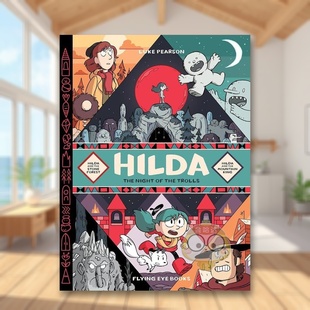 【现货】【希尔达漫画】山怪之夜(5希尔达与巨石森林+6希尔达与山之王)英文儿童漫画进口原版外版书9岁-12岁【Hildafolk】Night