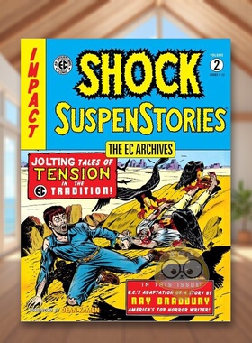 【预售】EC档案电击悬架卷2英文漫画进口原版书平装14岁以上The EC Archives: Shock Suspenstories Volume 2 Bill Gaines Dark书