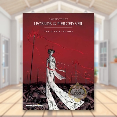 【预售】红云传说第1部英文漫画进口原版书精装14岁以上Legends of the Pierced Veil: The Scarlet Blades Saverio TenutaHuman书