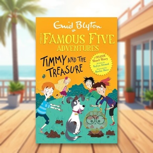 Five Blyton进 Enid and 现货 疯狂侦探团蒂米和宝藏Famous the Short Colour 6岁平装 Stories Treasure英文儿童桥梁书3 Timmy