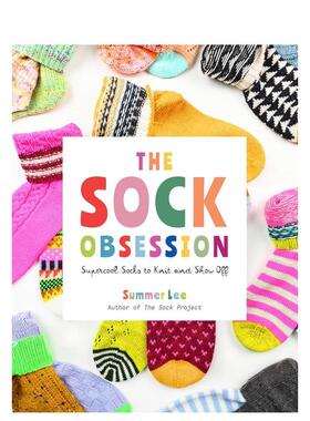 【预售】迷恋短袜：潮人织炫彩袜集 Sock Obsession 原版英文时尚综合进口书籍图书外版正版
