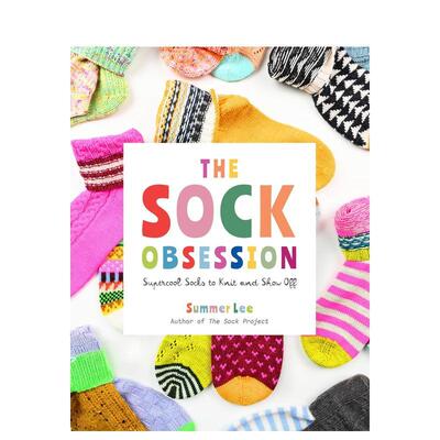 【预售】迷恋短袜：潮人织炫彩袜集 Sock Obsession 原版英文时尚综合进口书籍图书外版正版