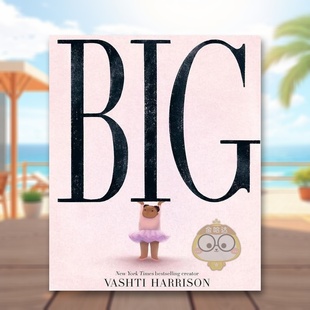 Vashti Boo 2024凯迪克金奖 Brown 书Little Harrison进口原版 9岁精装 Big英文儿童绘本自我认知情绪管理6 大大女孩美版 现货