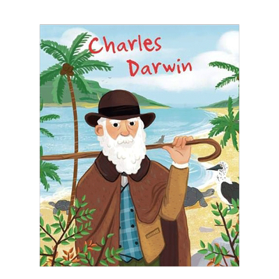 【现货】Charles Darwin（Genius） 天才查尔斯·达尔文 英文原版儿童艺术启蒙书籍进口图书