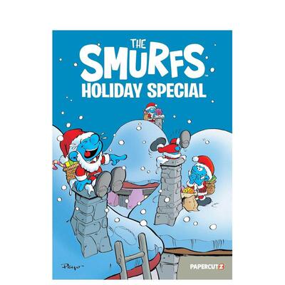 【预售】蓝精灵假日特辑 Smurfs Holiday Special 原版英文儿童漫画进口书籍图书外版正版