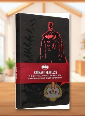 【预售】蝙蝠侠：无畏英文影视进口原版外版书14岁以上Batman: Fearless: The Official Guided Journal for Embracing Your Inn书