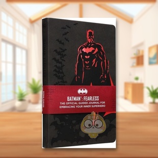 【预售】蝙蝠侠：无畏英文影视进口原版外版书14岁以上Batman: Fearless: The Official Guided Journal for Embracing Your Inn书