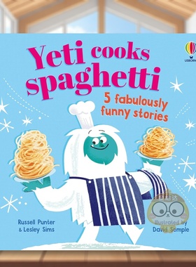 【预售】【趣味押韵故事】雪人煮意面：5个超搞笑小故事 【Funny Rhyming Stories】Yeti cooks spaghetti  原版英文儿童绘本