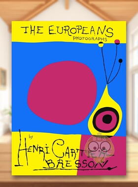 【预售】亨利·卡蒂埃-布列松：欧洲人 Henri Cartier-Bresson: The Europeans 原版英文摄影作品集进口书籍图书外版正版