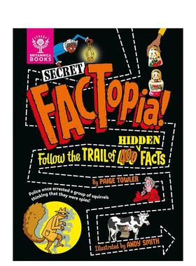 【预售】趣味知识百科 秘密 大英百科全书 【FACTopia】Secret FACTopia! 英文原版儿童知识科普百科绘本3-6岁进口英语启蒙读物