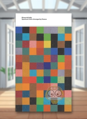 【现货】埃尔斯沃斯·凯利：偶谱 Ellsworth Kelly: Spectrum Colors Arranged by Chance 原版英文艺术画册画集 抽象极简艺术