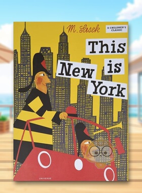【预售】【Miroslav Sasek】这就是纽约 This is New York 原版英文儿童绘本进口书籍图书外版正版