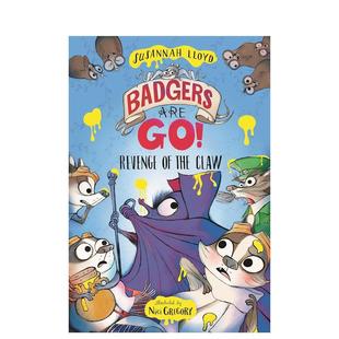 英文儿童漫画 獾出击 Are Badgers Revenge 原版 科学课拓展读物 Claw 利爪复仇 the STEM启蒙 冒险故事 预售