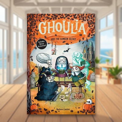 【预售】茱莉亚与沉没秘宝 5 Ghoulia and the Sunken Secret 原版英文儿童桥梁书 哥特式 儿童文学