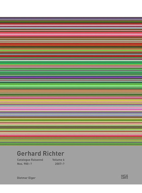 【预售】格哈德·里希特作品集（卷六） Gerhard Richter: Catalogue Raisonne,Volume 6 英文原版进口艺术图书