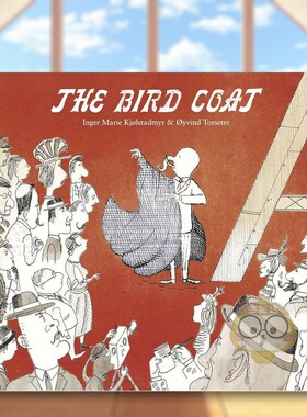 【现货】【挪威插画师Oyvind Torseter】飞行裁缝的翼装The Bird Coat英文儿童绘本插画师3-6岁精装Inger Marie Kj?lstadmyr  Oyv