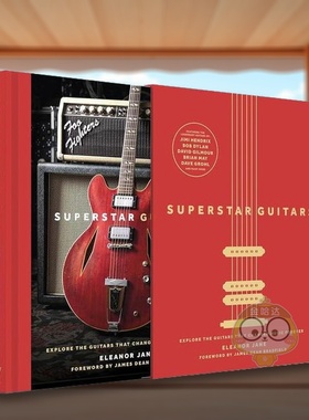 【预售】超级明星吉他书套版英文音乐进口原版外版书Eleanor Jane精装14岁以上Superstar Guitars Slipcase Edition welbeckpubl书