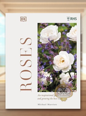 【现货】皇家植物学院 玫瑰RHS Roses英文生活综合Michael V Marriott精装DK进口原版书241543894书籍图书外版正版