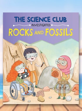 【预售】科学调查俱乐部：岩石与化石 The Science Club Investigates: Rocks and Fossils 原版英文儿童绘本进口书籍图书外版正版