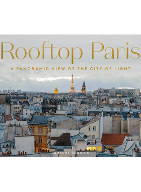 【现货】巴黎屋顶：光之城的全景 Rooftop Paris 英文原版城市摄影作品集进口艺术画册书籍 法国摄影师Laurent Dequick