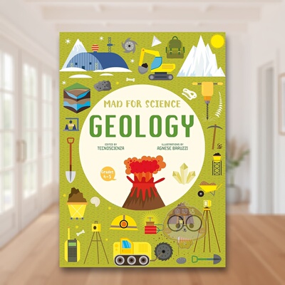 【预售】地质奥秘：科学狂热系列 Geology :Mad for Science 原版英文儿童绘本进口书籍图书外版正版