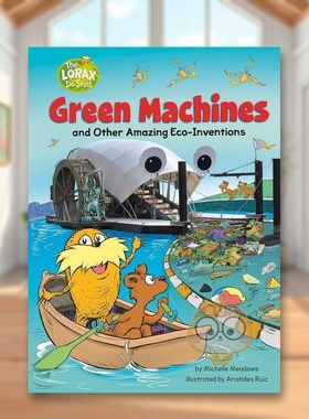 【预售】绿色机器和其他令人惊叹的Green Machines & Other Amazing英文儿童绘本动物生态环保6-9岁精装进口原版书MEADOWS  MICH书
