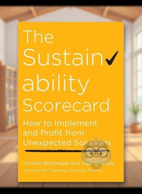 【预售】可持续发展记分卡The Sustainability Scorecard英文商业行销精装进口原版书Bhatnagar  Urvashi Berrett-Koehler书籍图书