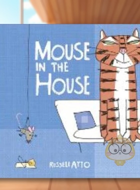 【现货】房间里的小老鼠Mouse in the House英文儿童绘本动物生态环保3-6岁精装Russell Ayto进口原版书Andersen Press783448书籍