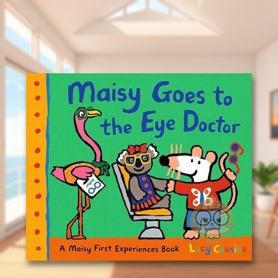 【预售】【小鼠波波】看眼科医生Maisy Goes to the Eye Doctor英文儿童绘本IP系列3-6岁平装进口原版书Lucy Cousins Candlewick书
