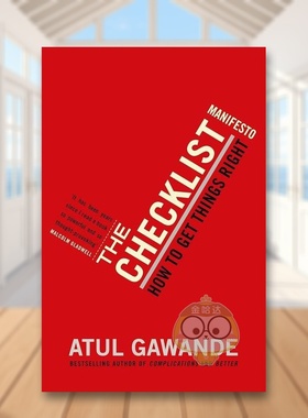 【预售】清单革命：如何把事情做对 The Checklist Manifesto: How to Get Things Right. Atul Gawande  原版英文商业行销进口书