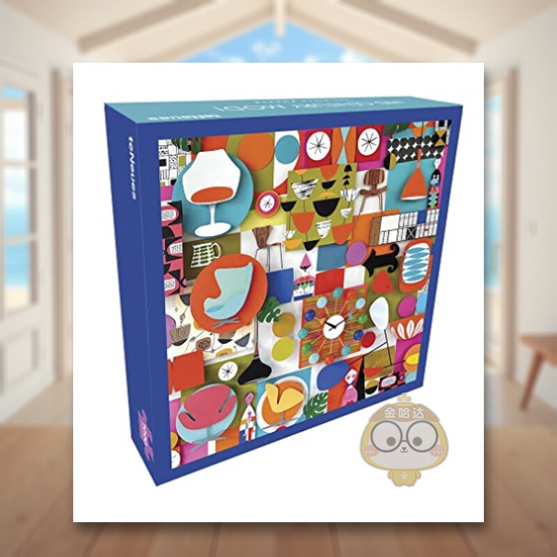 【现货】20世纪中叶现代派份子1000片拼图Mid-Century Mod! 英文文创拼图teNeues盒装teNeues进口原版书623259129书籍图书外版正版图片