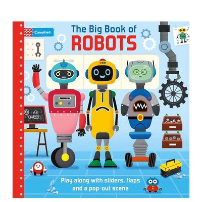 【预售】机器人大全 The Big Book of Robots 原版英文儿童绘本进口书籍图书外版正版