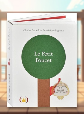 【现货】【立体书】拇指姑娘Le Petit Poucet法文立体书Dominique Lagraula3-6岁精装Les Grandes Personnes进口原版书936书籍图书