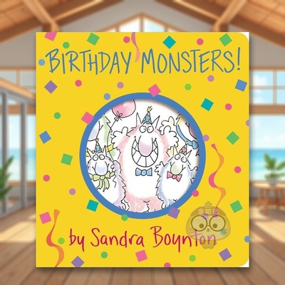 【预售】生日怪兽！英文儿童绘本IP系列进口原版外版书纸板书3-6周岁【Boynton on Board】Birthday Monsters!SBoynton Bookworks